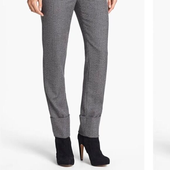 euc Theory Indra C wool check pants sz 6 - Picture 4 of 11